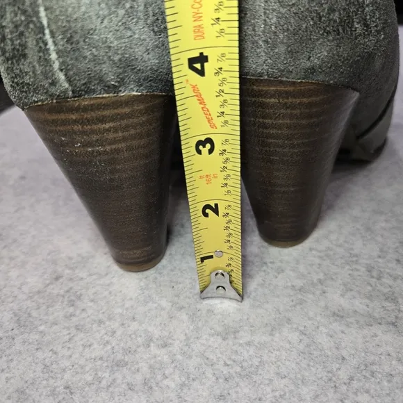 🐢 Bronx Distressed Suede and Leather Ankle Boots Size 40EU 9.5 US