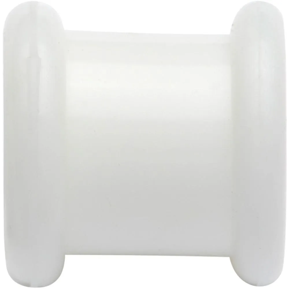 0 Gauge White Double Flare Flexible Tunnel Set