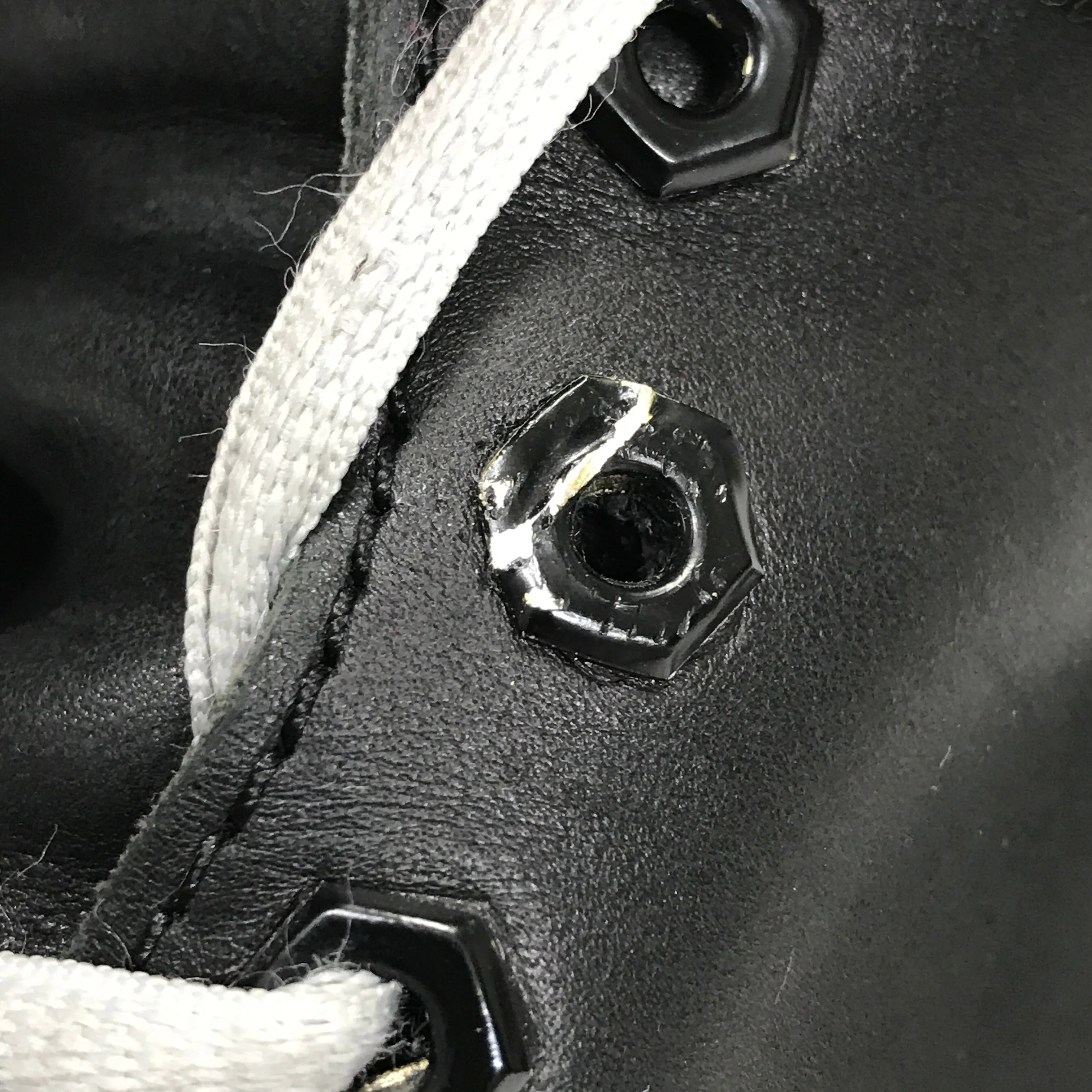 [10] A Bathing Ape Bape Footsoldier 7 Hole Round Toe Boots Black