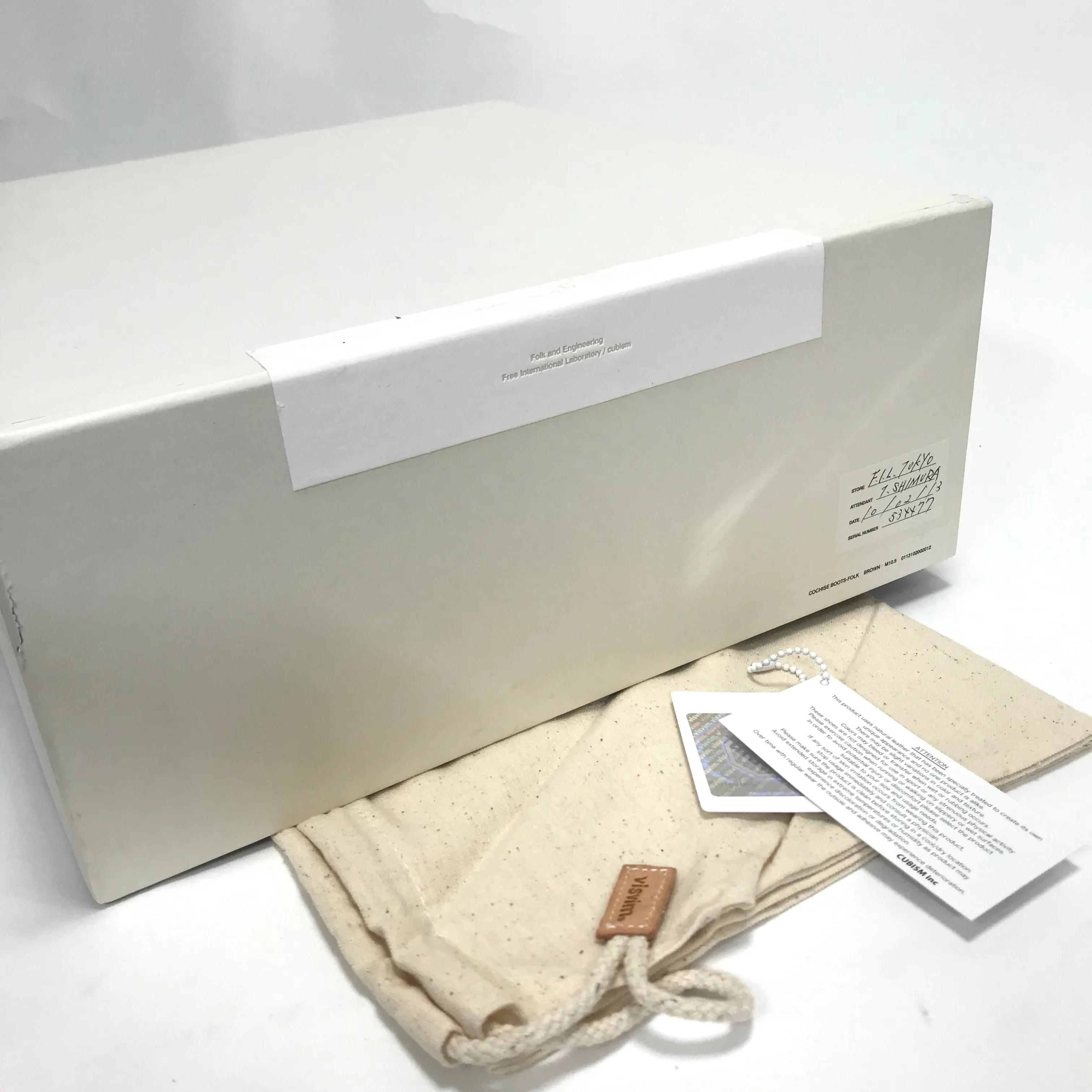 [10.5] Visvim 13SS Cochise Boots Folk Brown