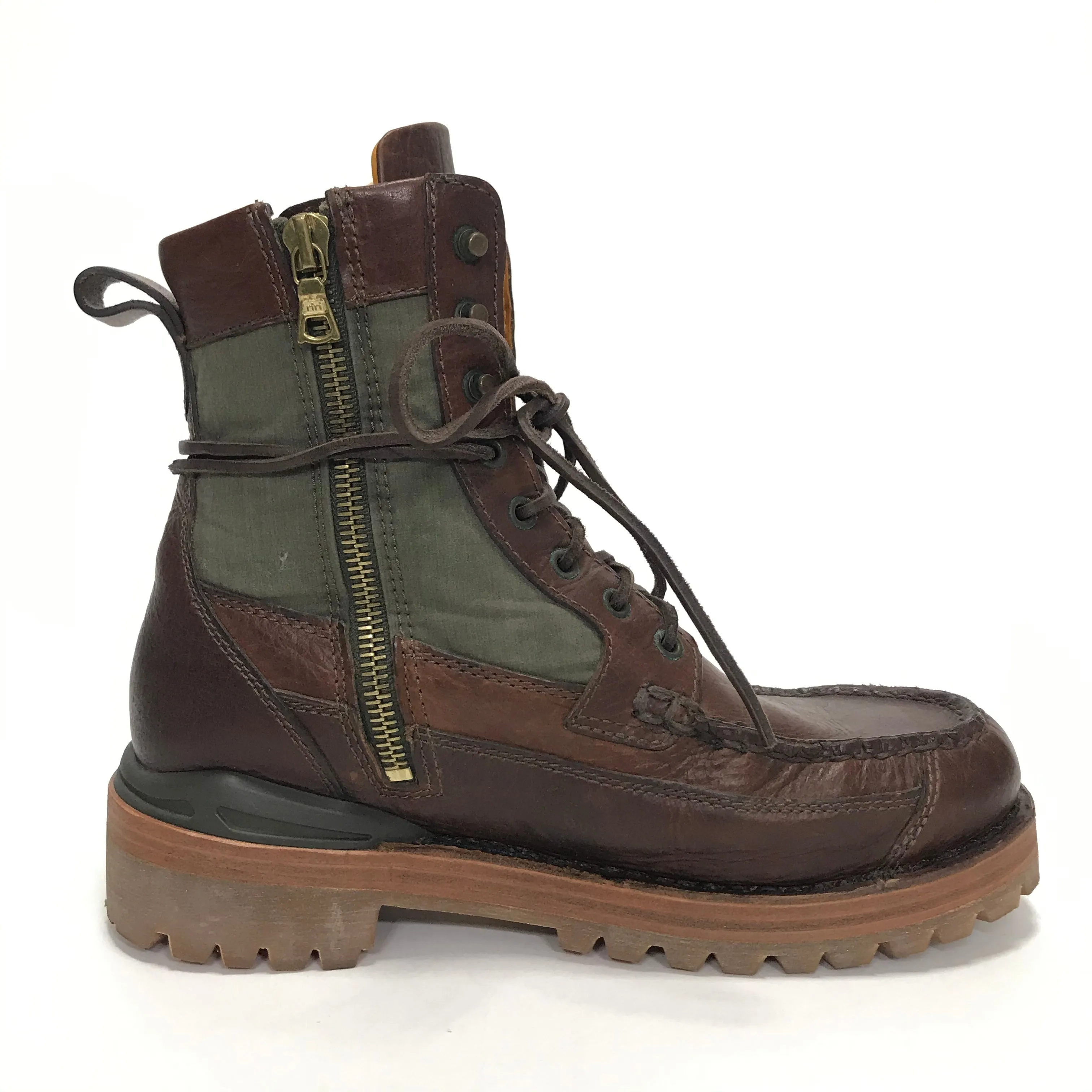[10.5] Visvim 13SS Cochise Boots Folk Brown