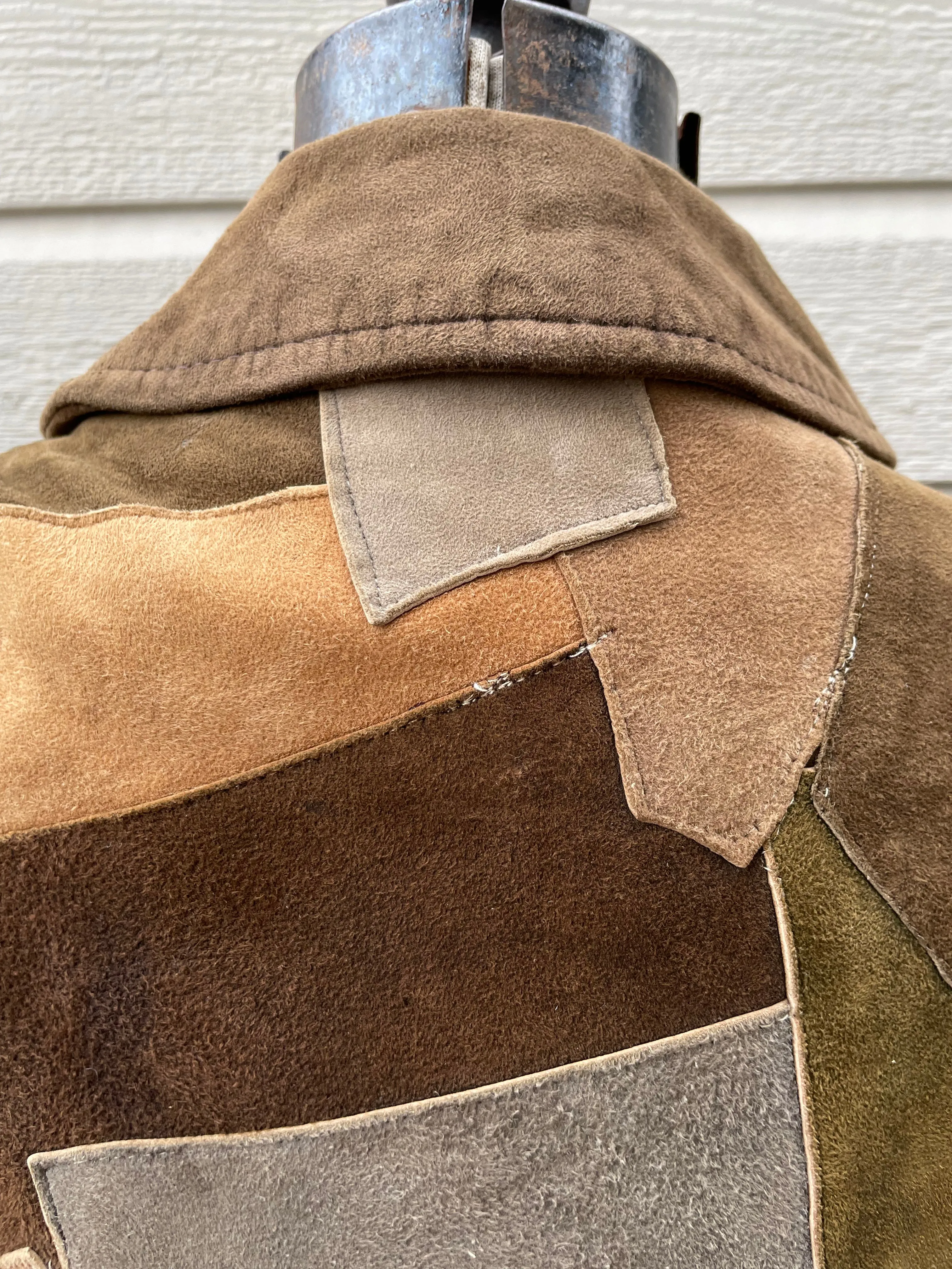 1960s Patchwork Suede Jacket