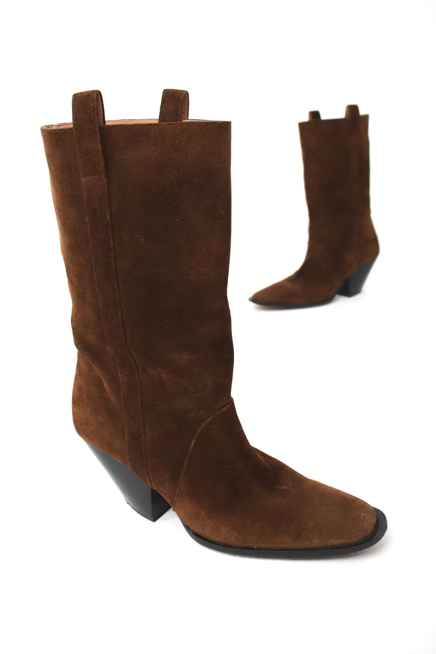 2022 Zimmermann Suede Texano Boots