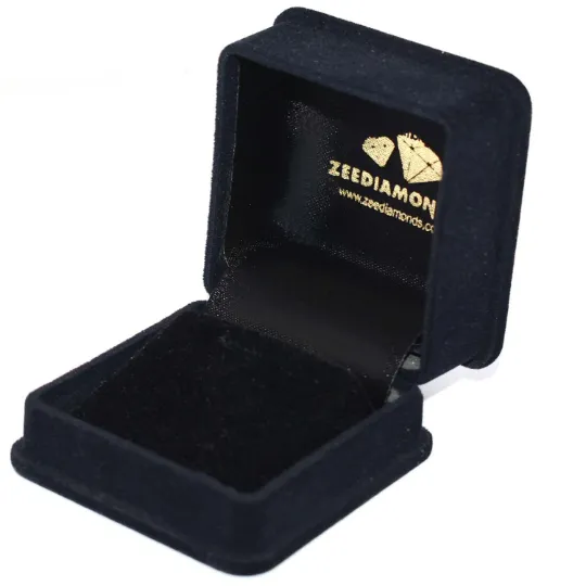 3 Ct AAA Certified Black Diamond Ring With Gemstones Accents, Great Sparkle & Very Stylish