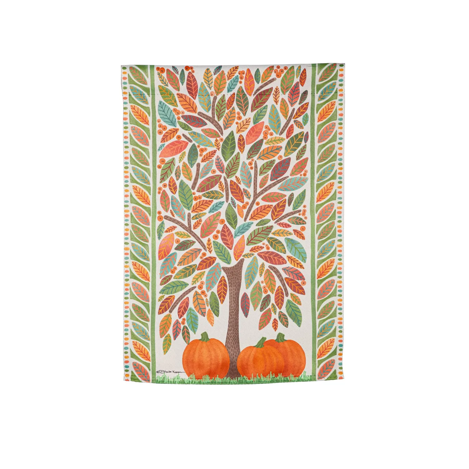 4 Season Trees Suede Garden Flag, Set of 4,14s11497