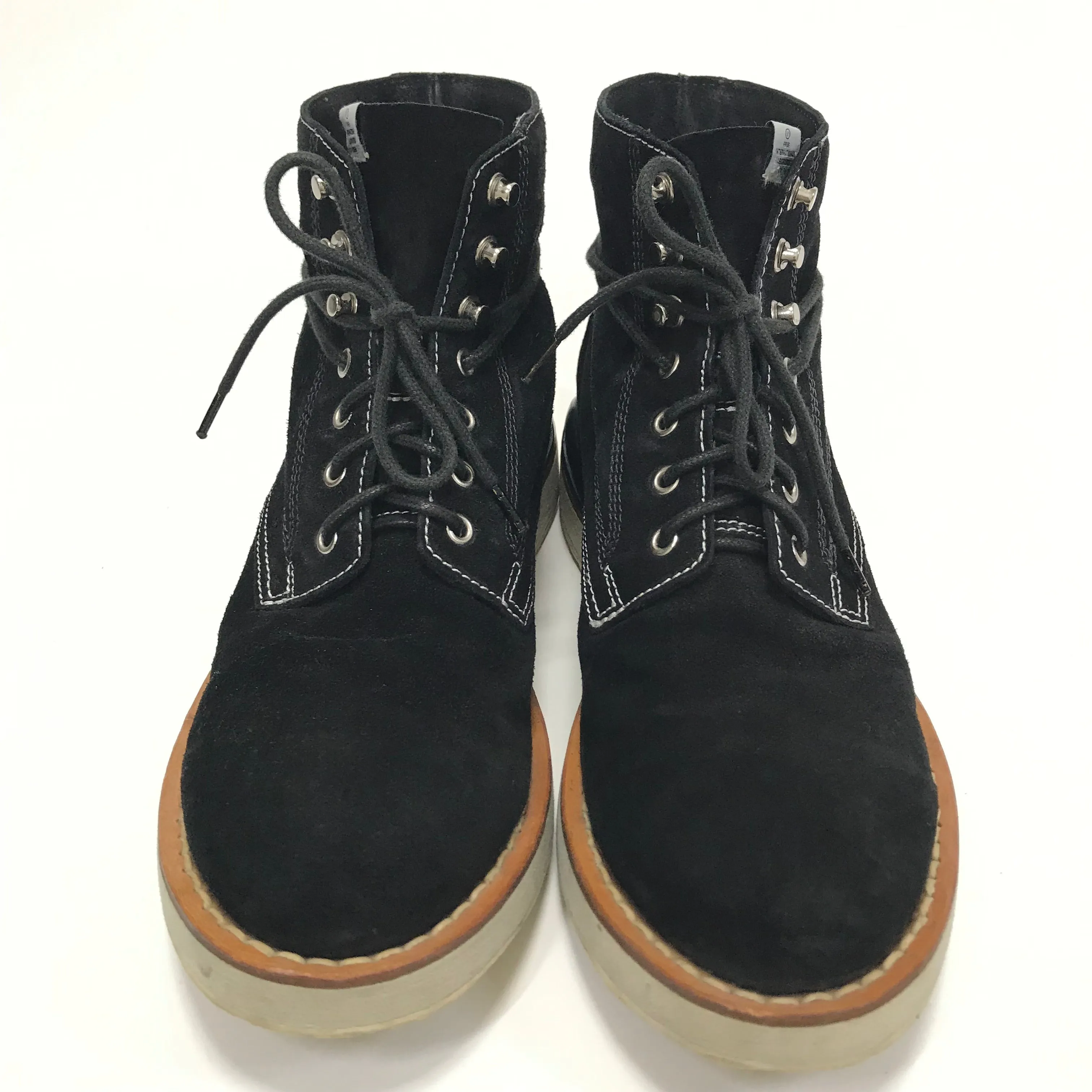 [9] Visvim 11AW Virgil Boots Folk Suede Black