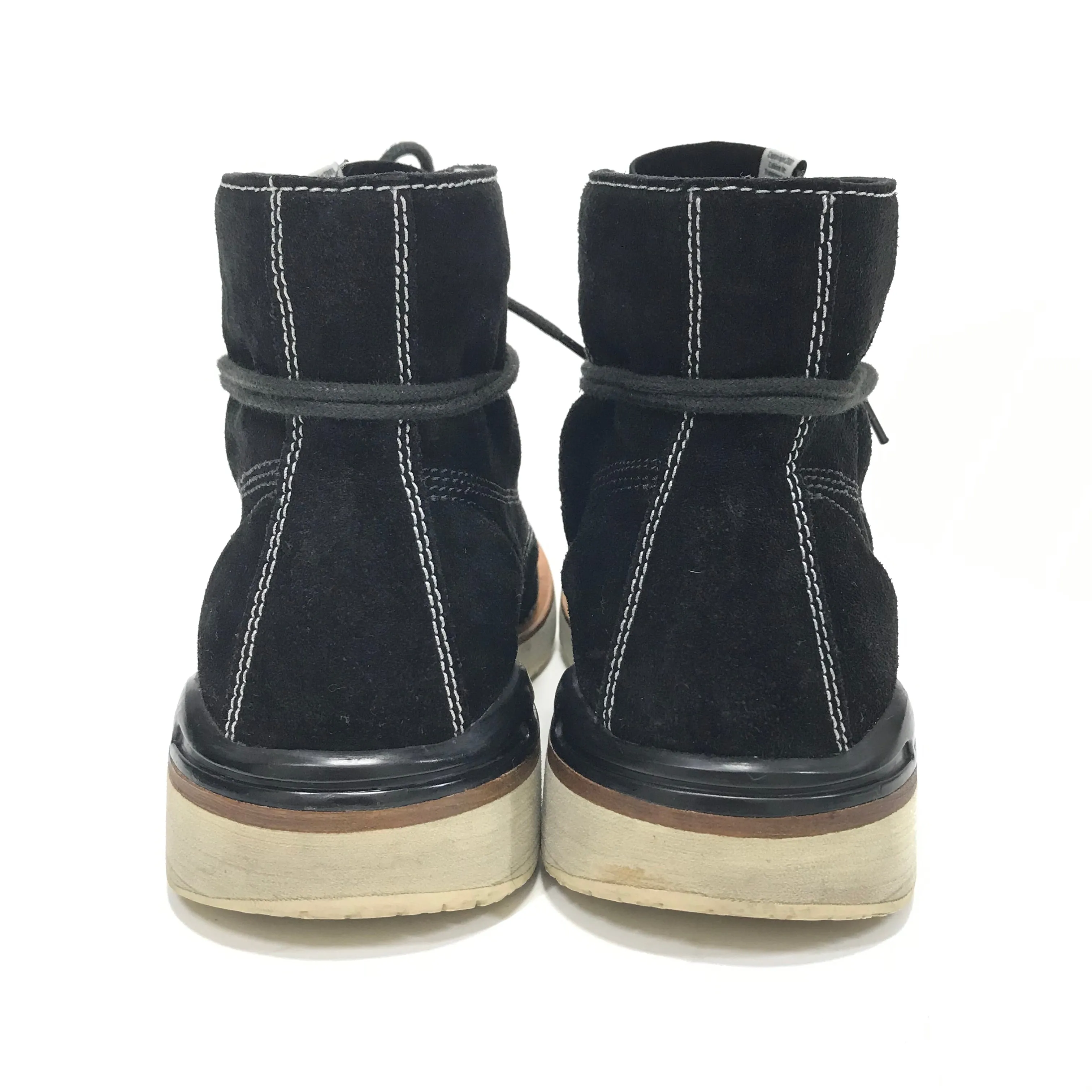 [9] Visvim 11AW Virgil Boots Folk Suede Black