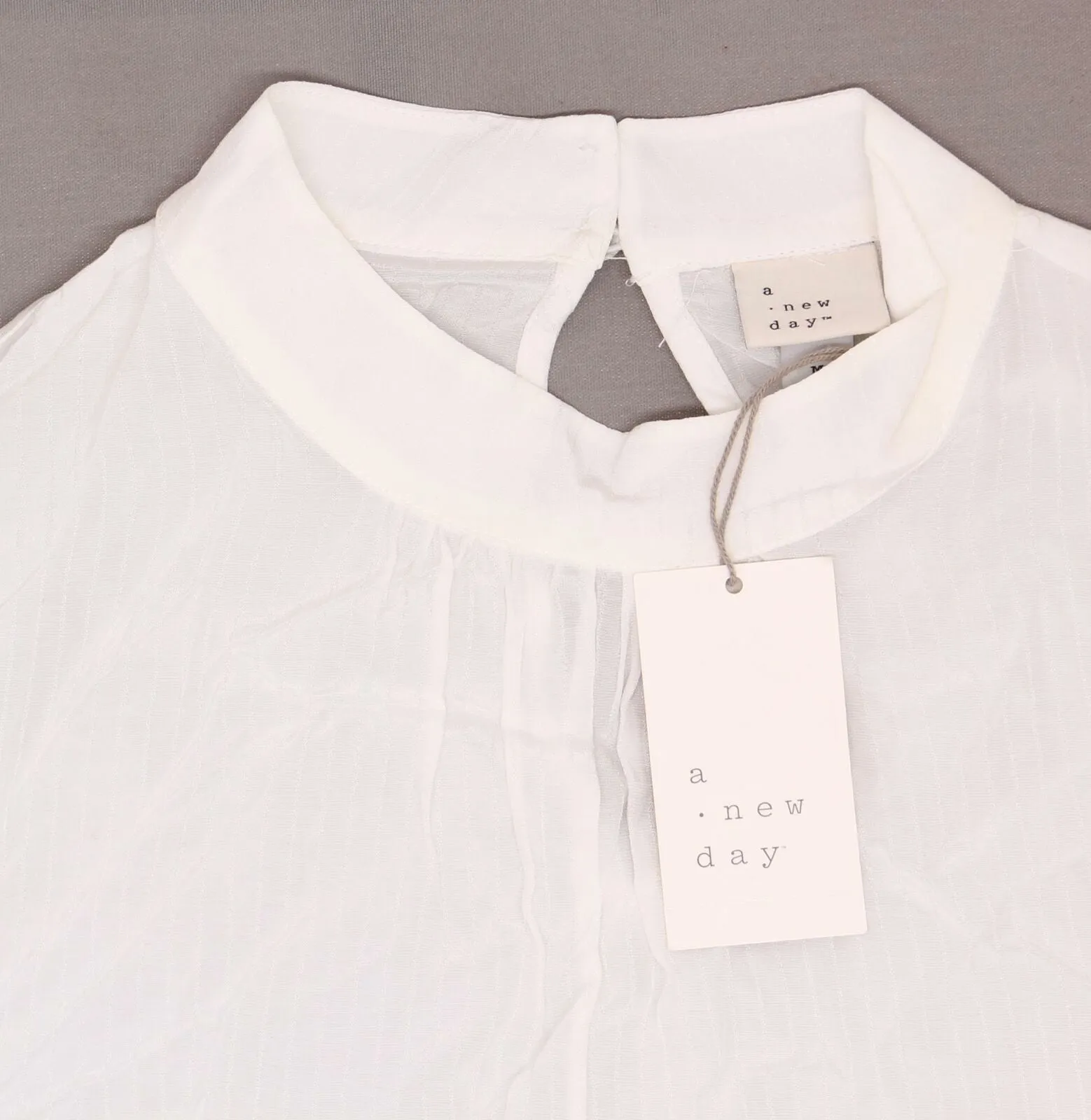 A New Day Women's Long Sleeve High Neck Blouse