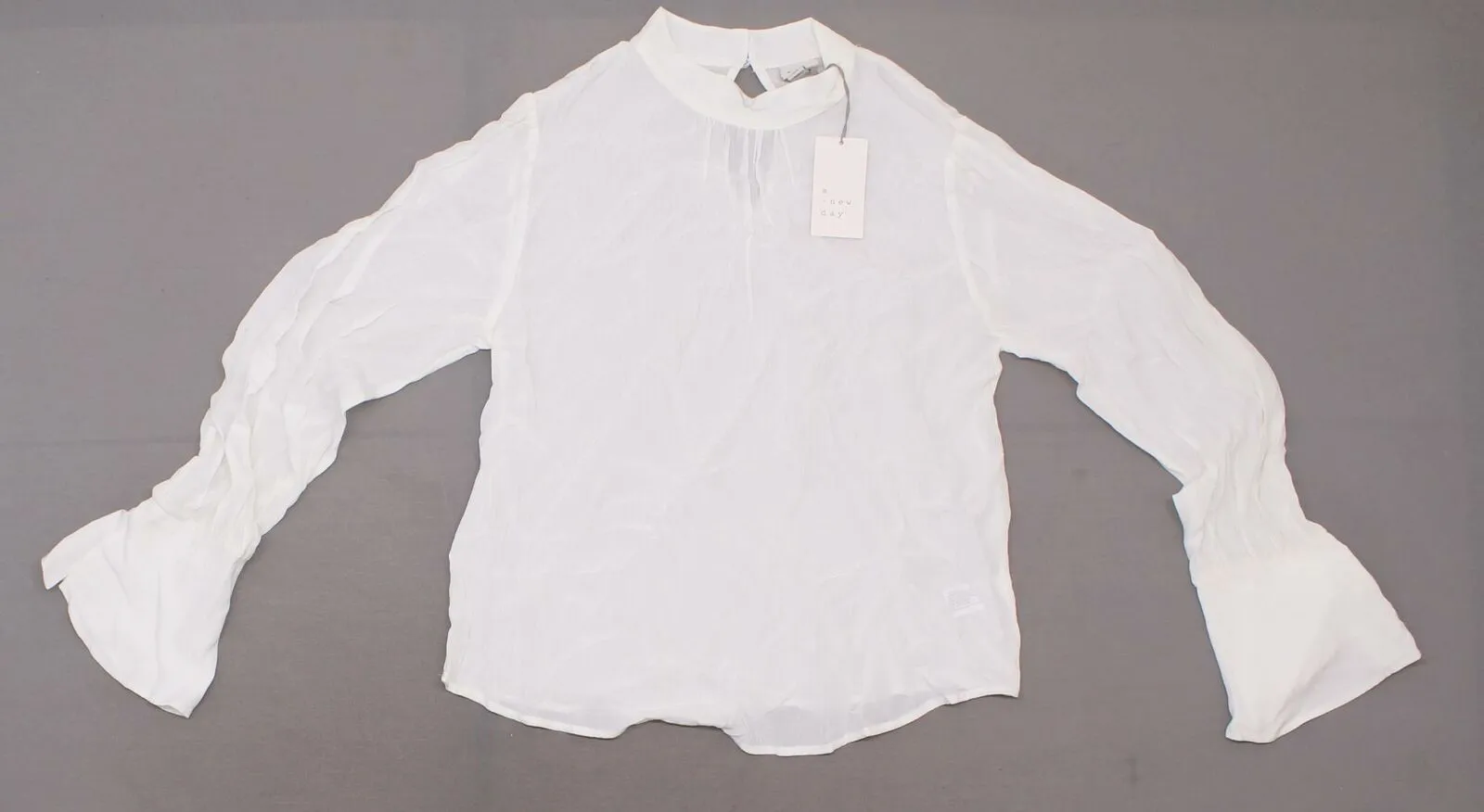 A New Day Women's Long Sleeve High Neck Blouse