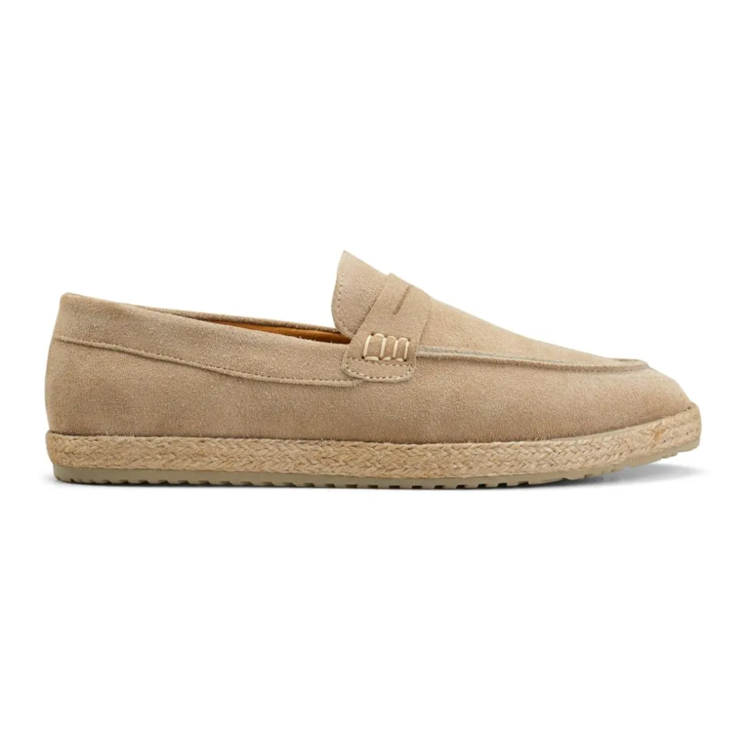 Achilles | PENNY STRAP ESPADRILLES - Suede Beige