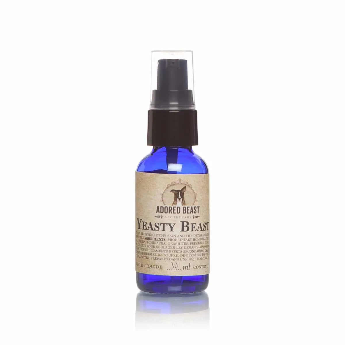 Adored Beast - Yeasty Beast I Homeopathic Combination Oral Pump for Dogs (30ml)