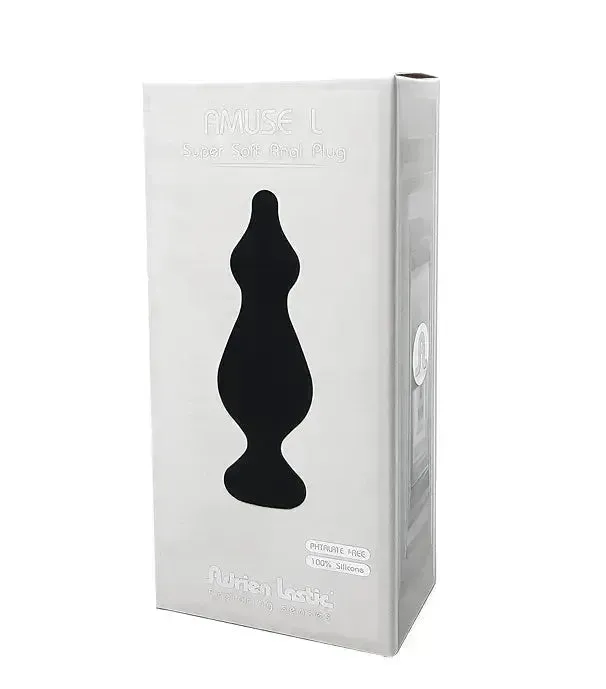 Adrien Lastic Amuse Black Silicone Plug - L