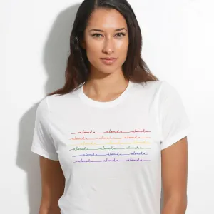 ALAMEDA RAINBOW WAVE WOMENS TEE
