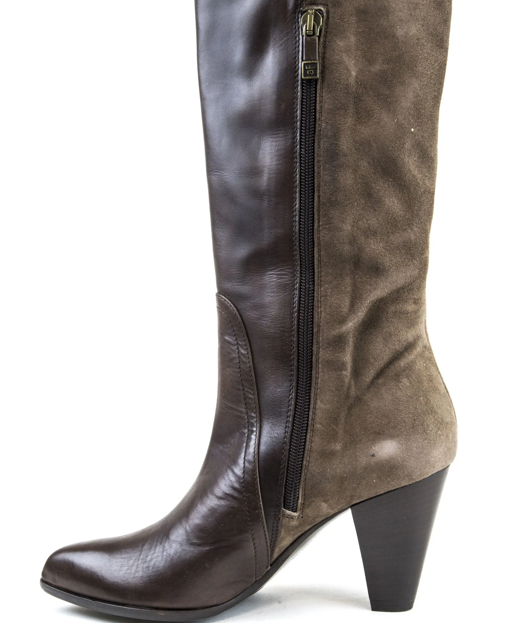 ALBERTO FERMANI Women's Brown Suede Lombardia Boots Size 5 NWD