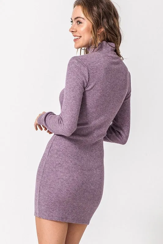 AMANDA RIBBED DRESS