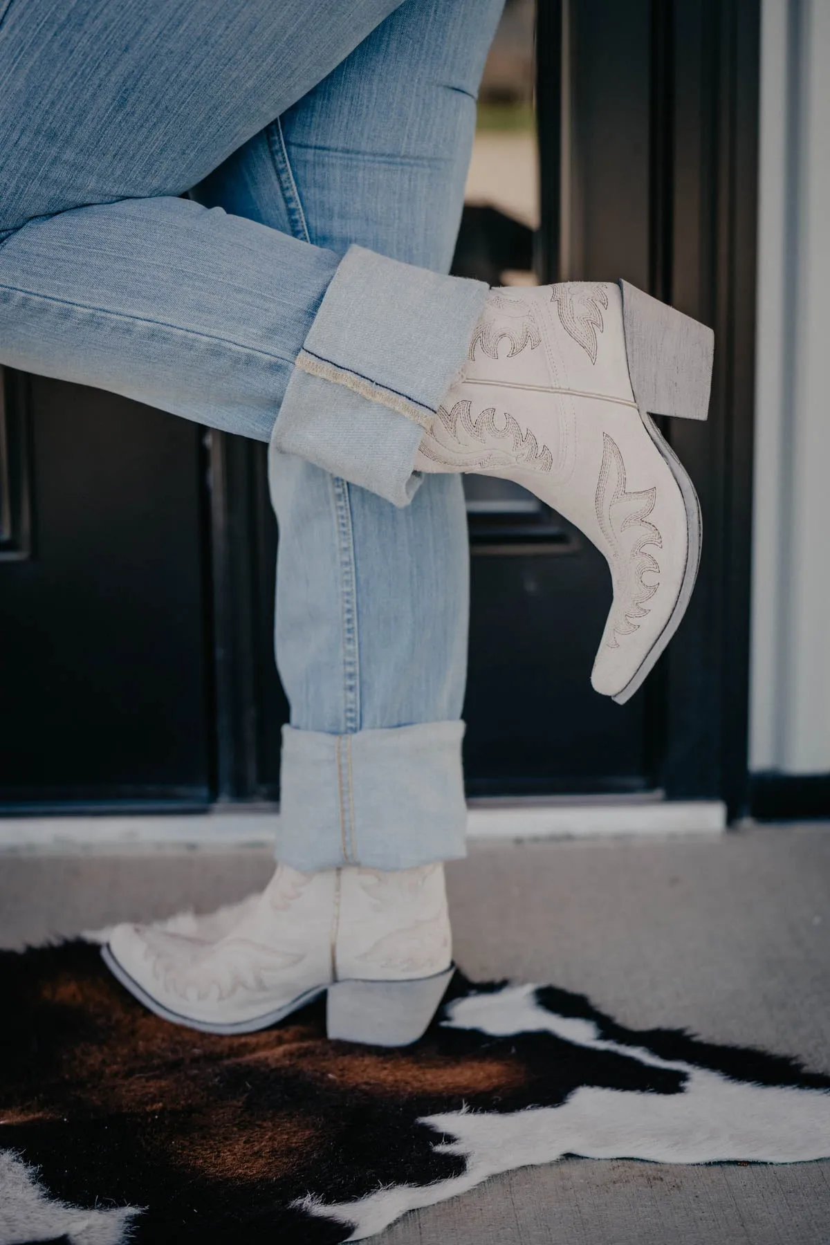 Ariat 'Chandler' Suede Bootie Cloud White (sizes 6.5 & 8.5 only)