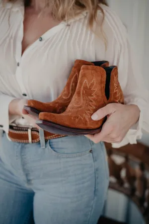 Ariat Dixon Ankle Bootie - Penny Suede