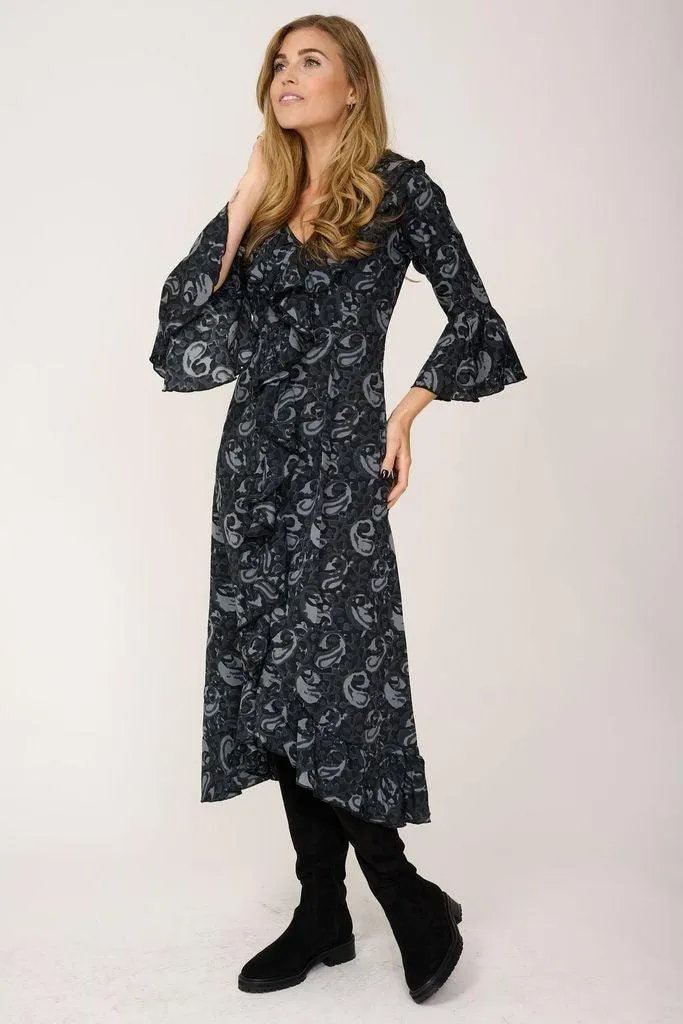 At Last Womens Felecity Dress Mulberry Cloudy