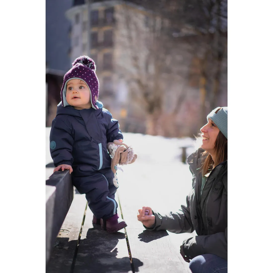 Babies' Ski/Sled Peruvian Hat - Simple Warm