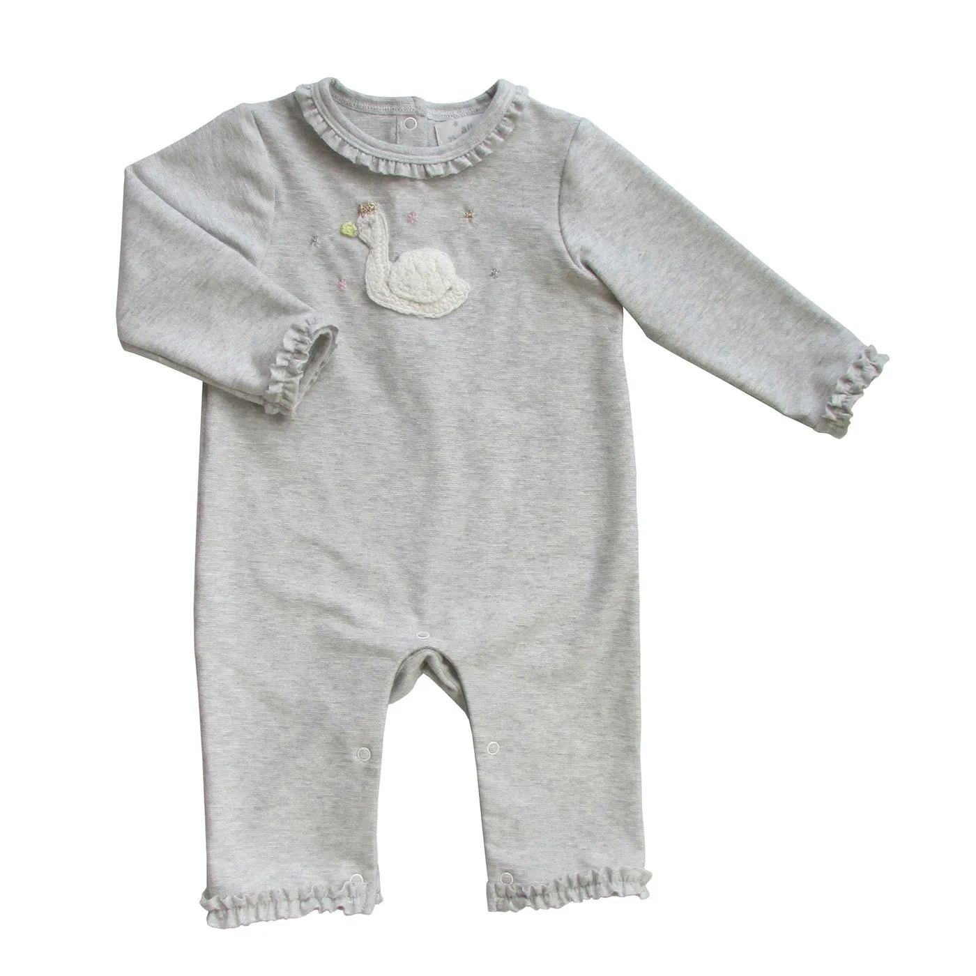 Baby Girls Crochet Swan Onesie