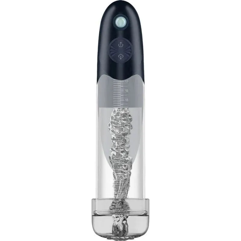BathFun Automatic USB Waterproof Penis PumpÂ w Magic Sleeve