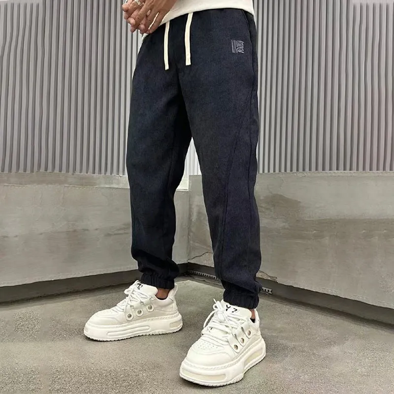 [Best Gift For Him] Men's Corduroy Loose Ankle Banded Pants