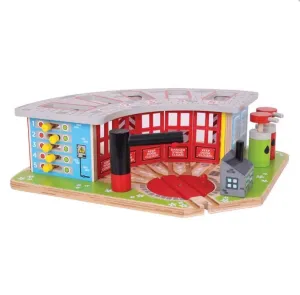 BigJigs 5 Way Engine Shed