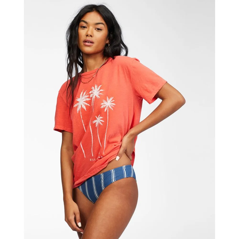 Billabong Womens Breezy Palms Short Sleeve Top