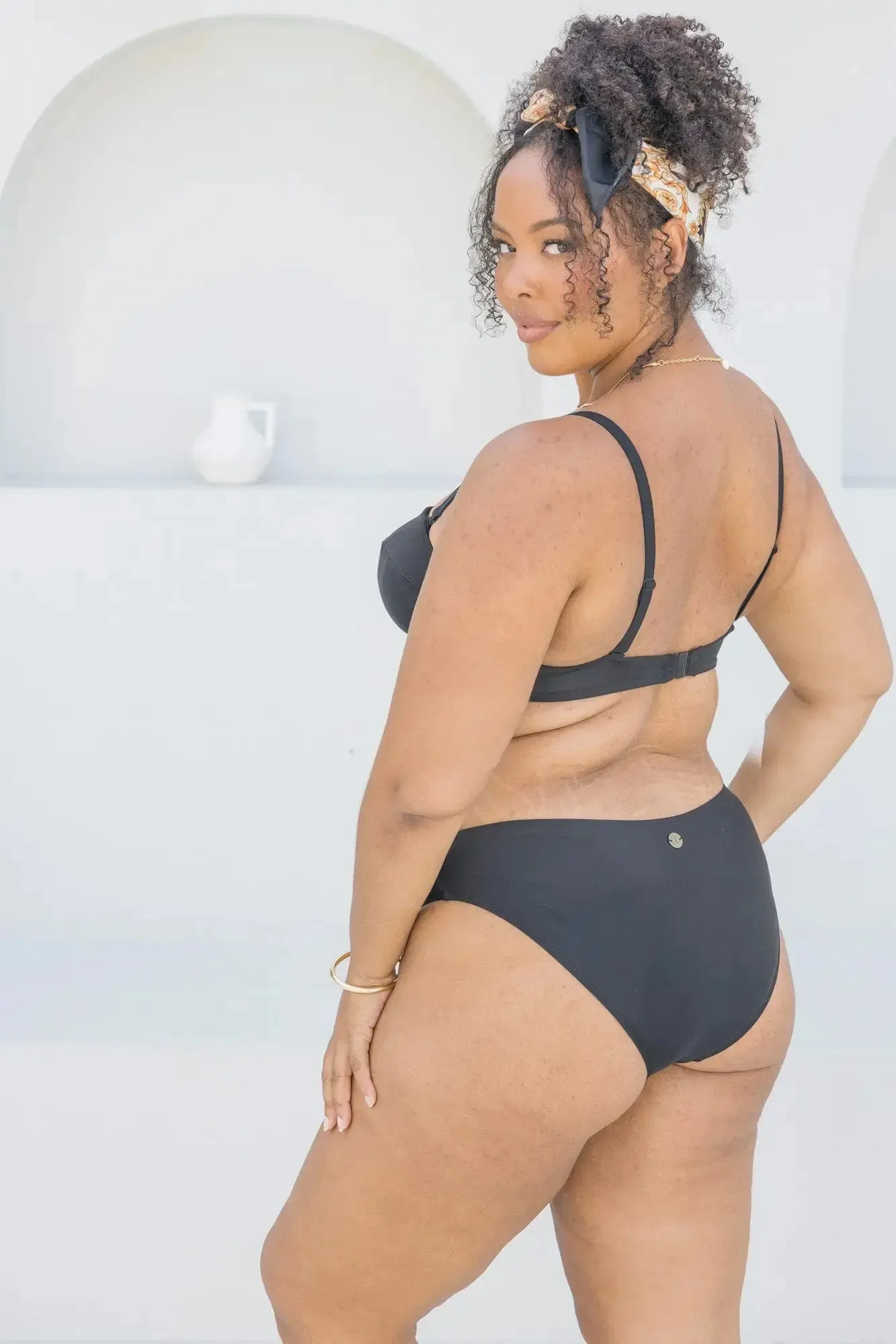 Black High Leg Bottom