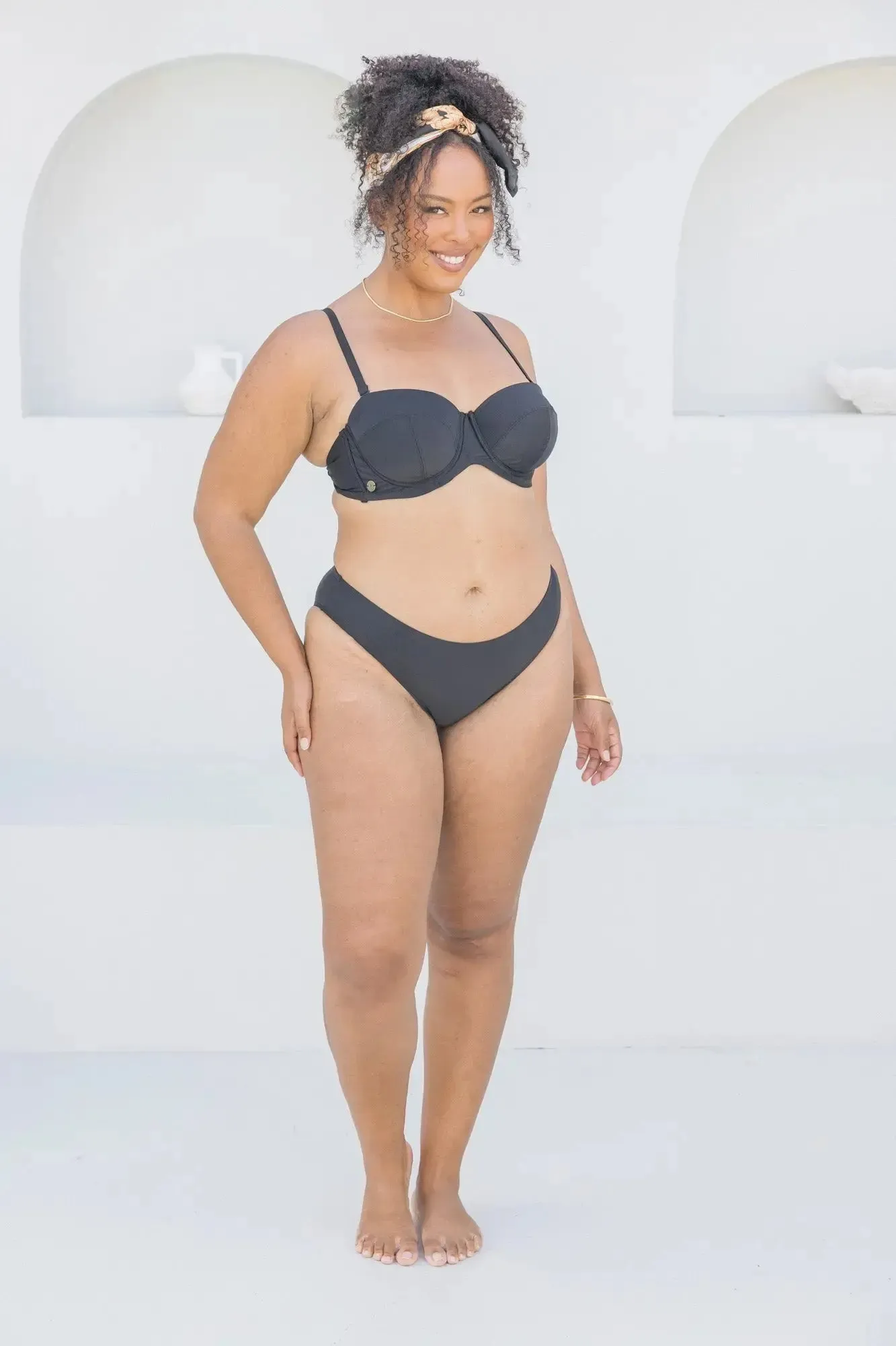 Black High Leg Bottom
