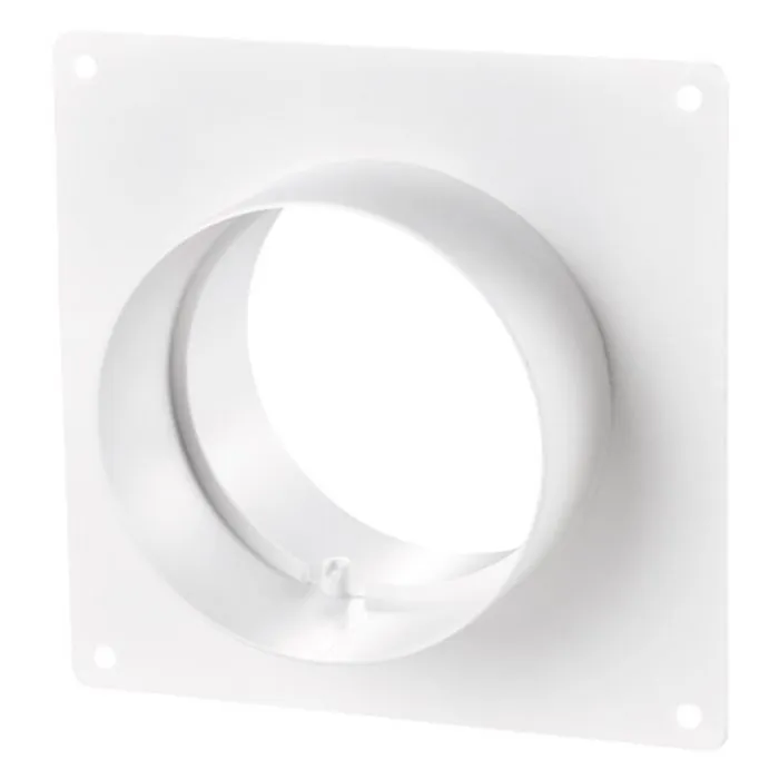Blauberg DK-150-PVC-GRY Ventilation PVC Flexible Duct Cowled Wall Kit 6" 150mm Grey