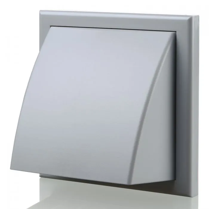 Blauberg DK-150-PVC-GRY Ventilation PVC Flexible Duct Cowled Wall Kit 6" 150mm Grey