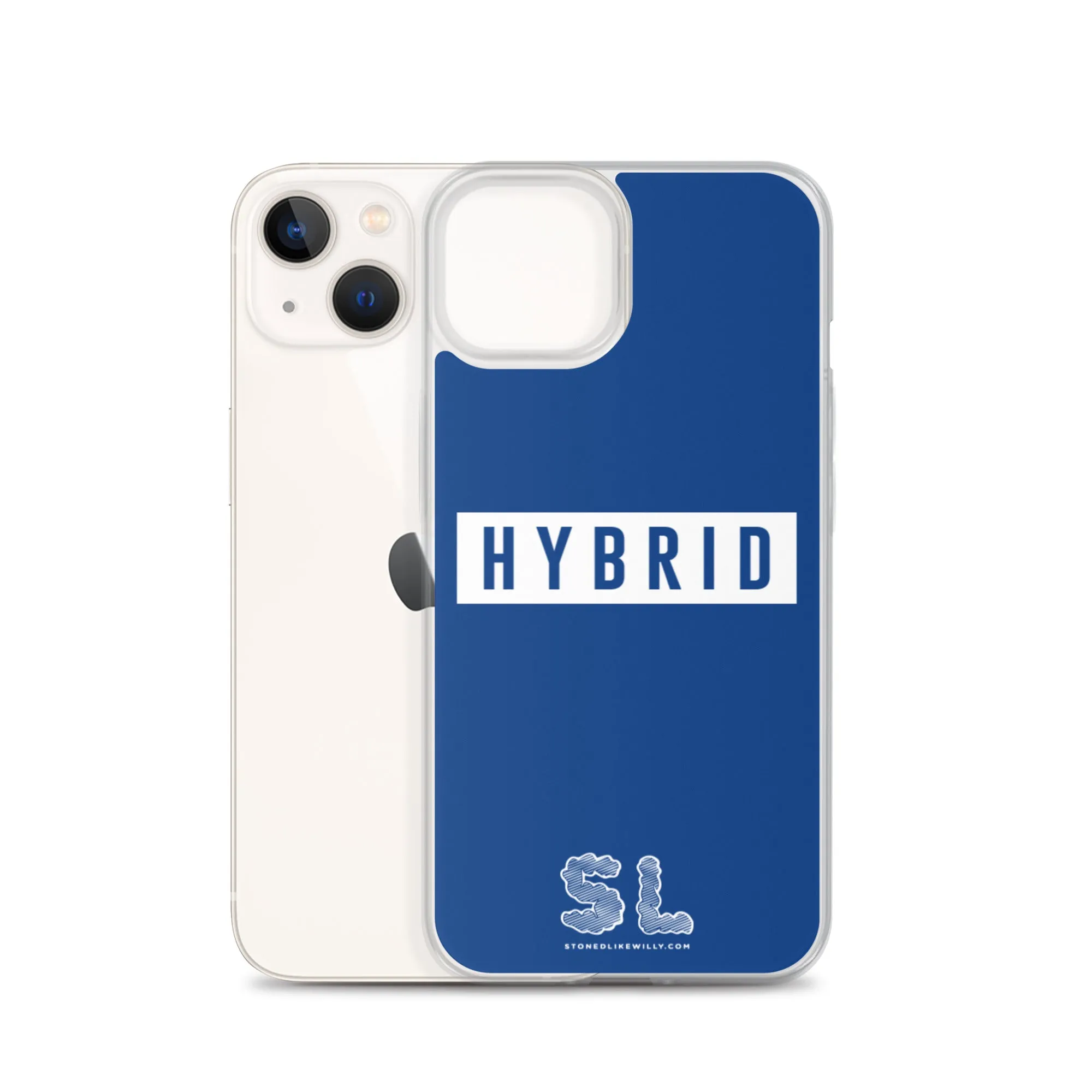 BLUE HYBRID iPhone Case