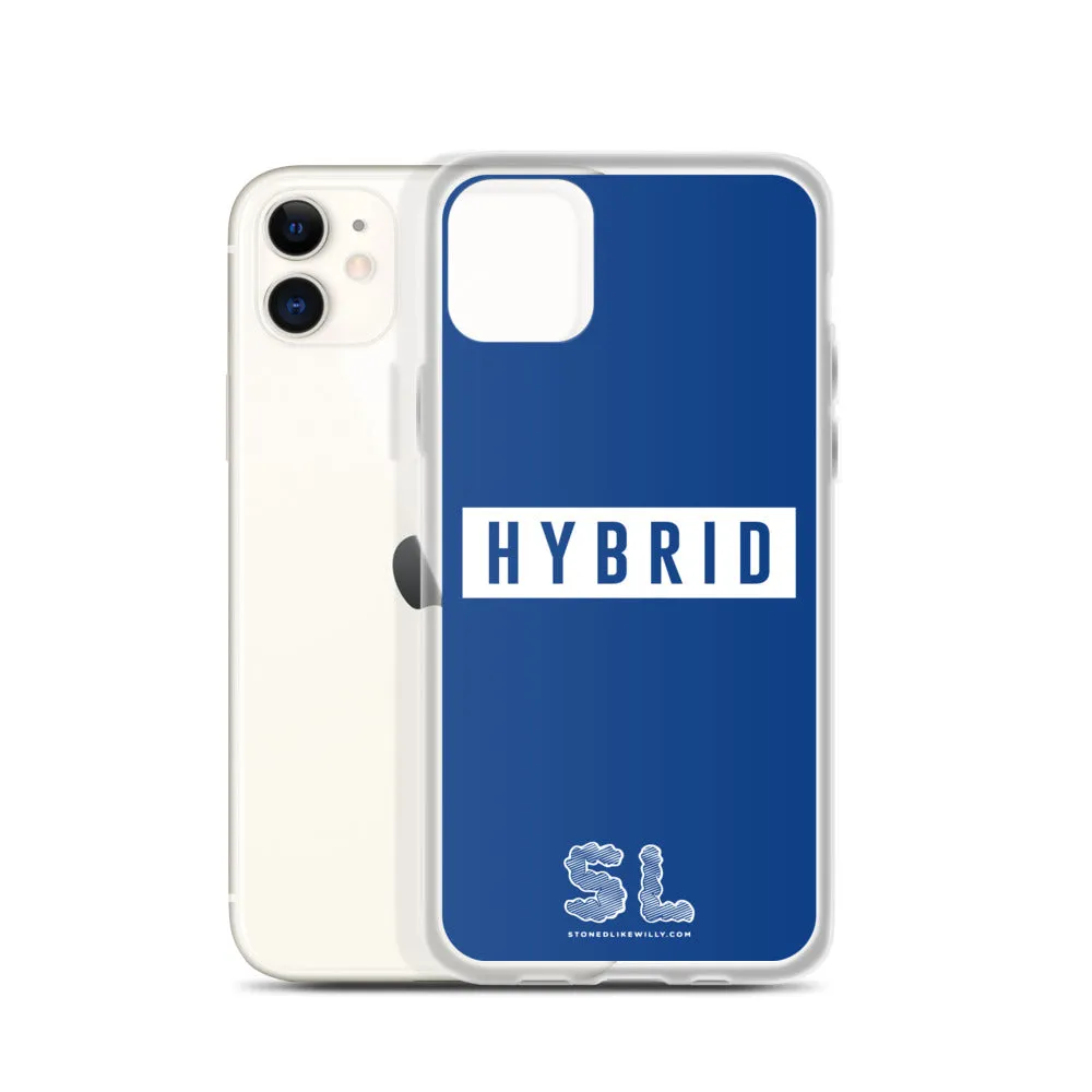 BLUE HYBRID iPhone Case