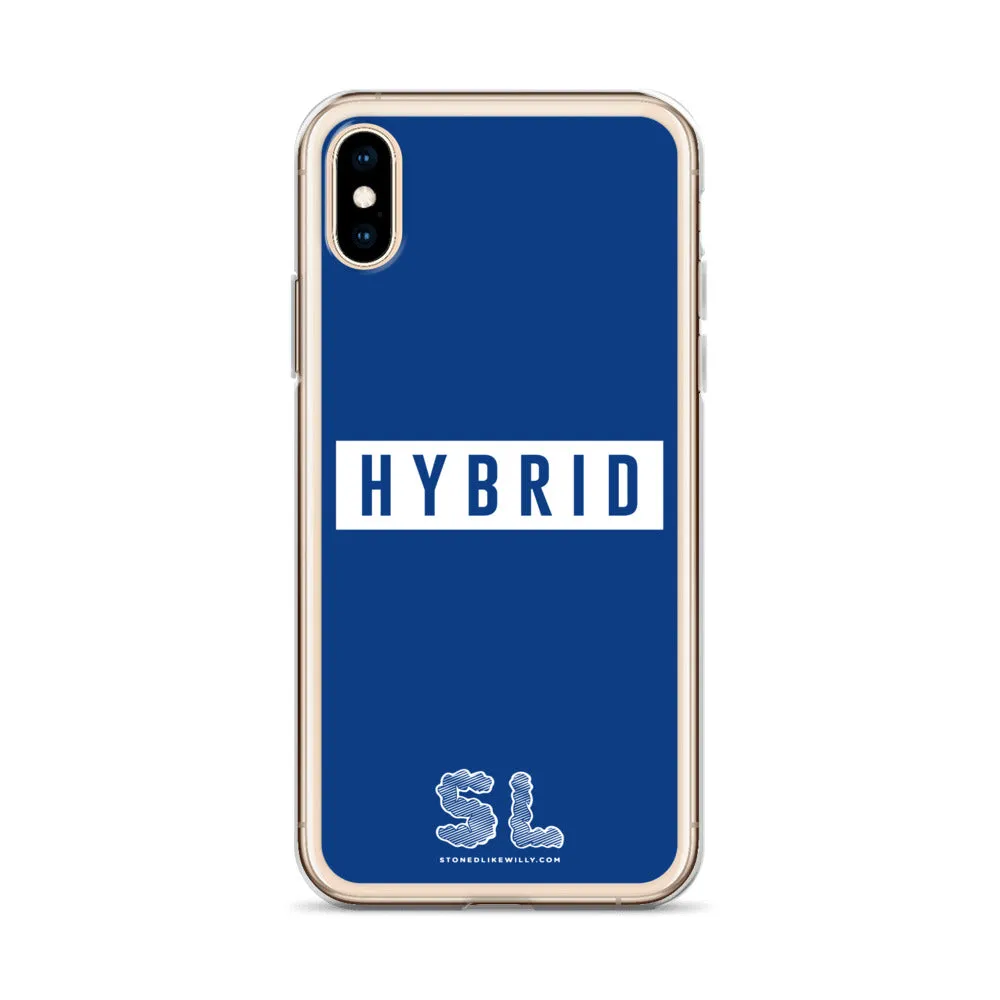 BLUE HYBRID iPhone Case