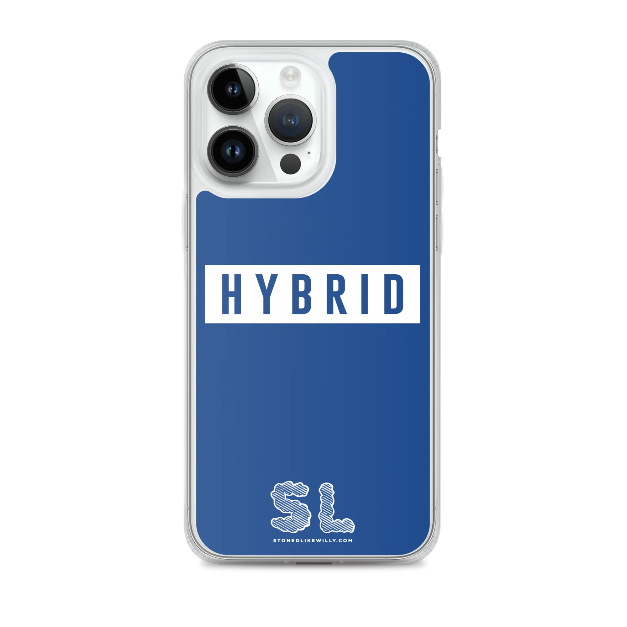BLUE HYBRID iPhone Case