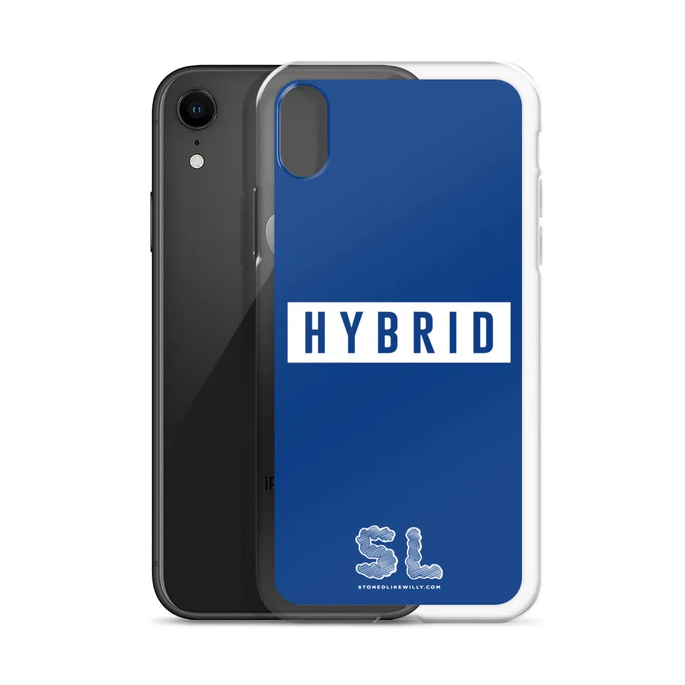 BLUE HYBRID iPhone Case