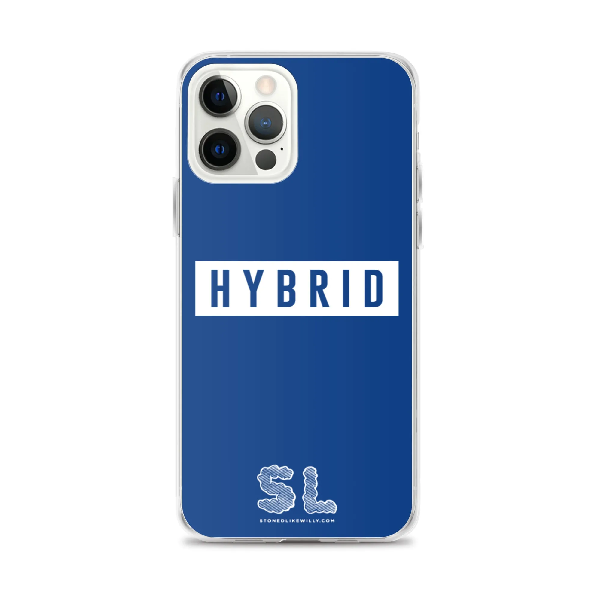 BLUE HYBRID iPhone Case