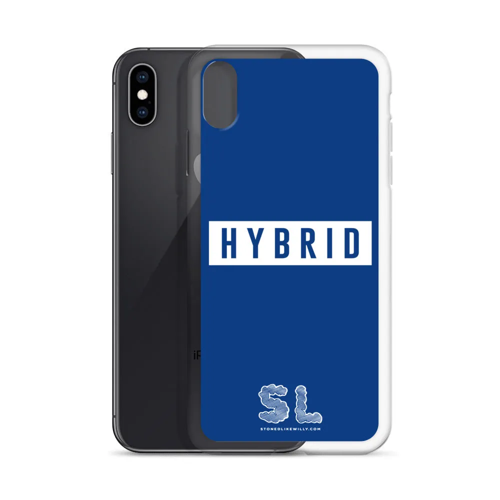 BLUE HYBRID iPhone Case