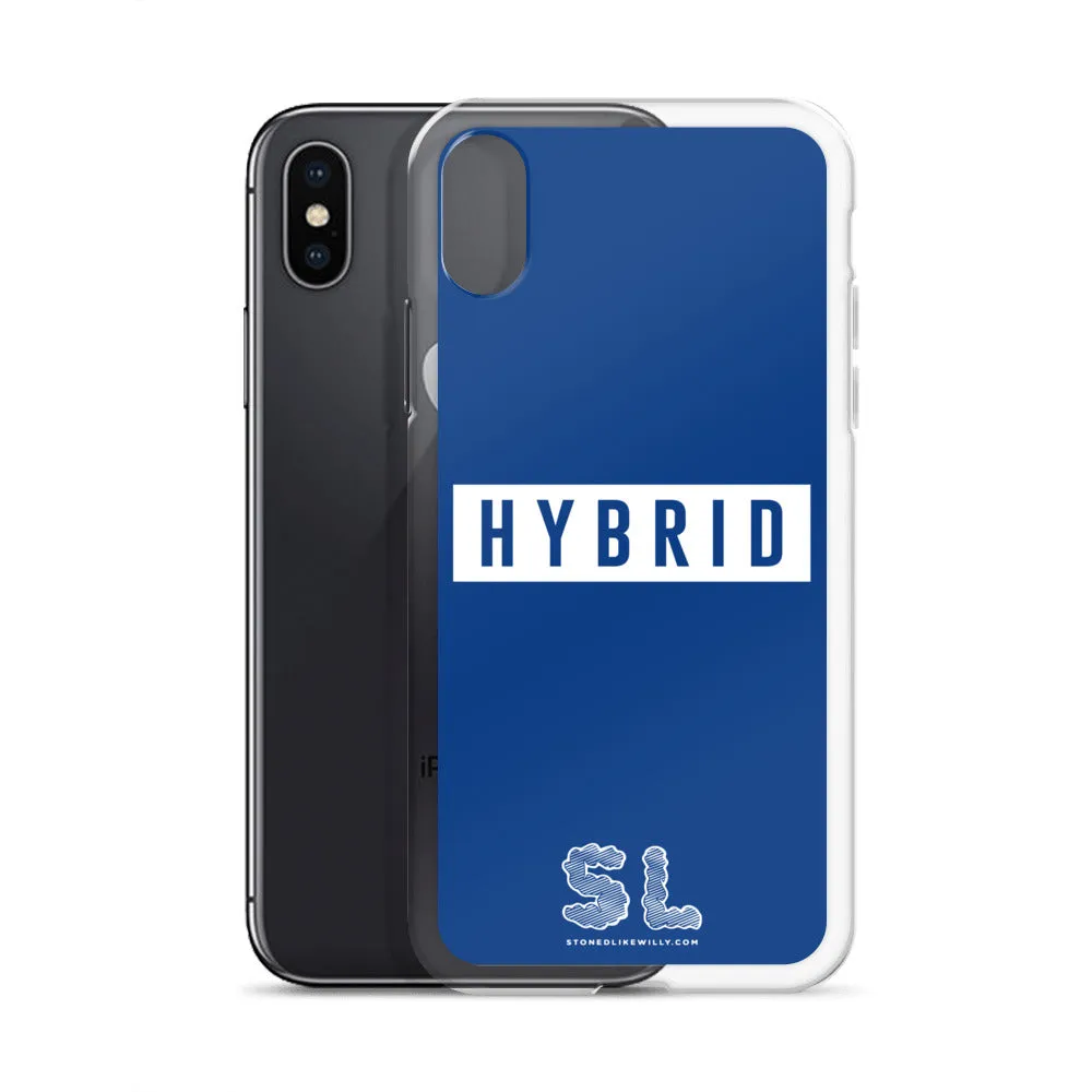 BLUE HYBRID iPhone Case