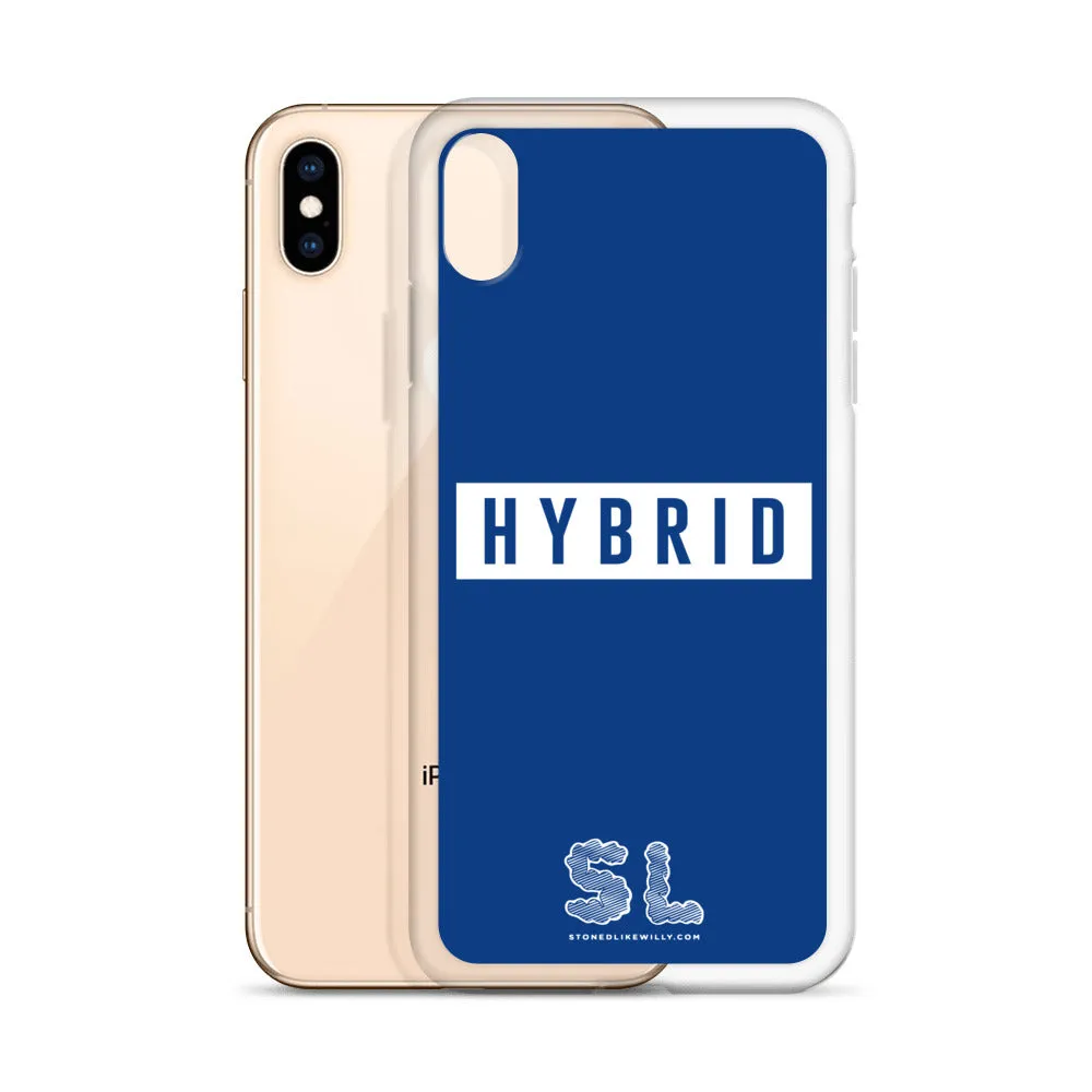BLUE HYBRID iPhone Case