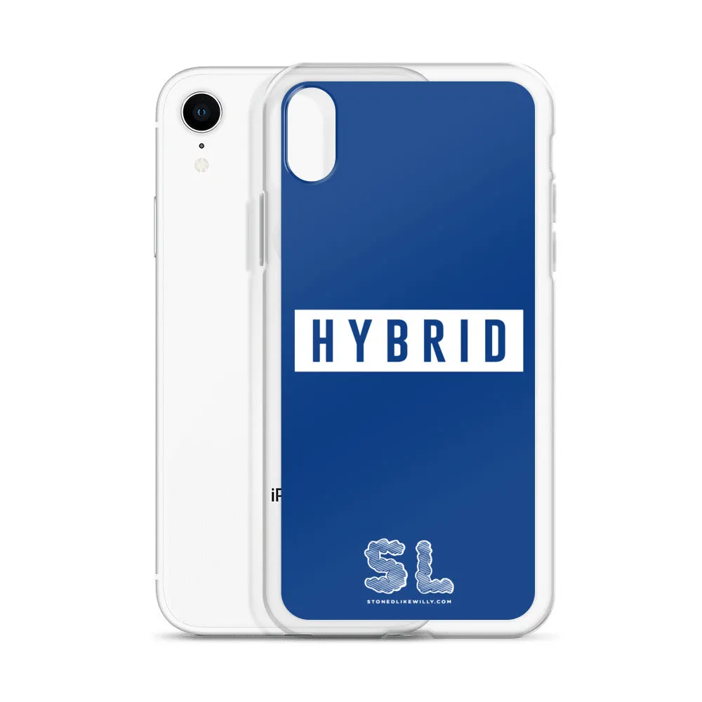 BLUE HYBRID iPhone Case