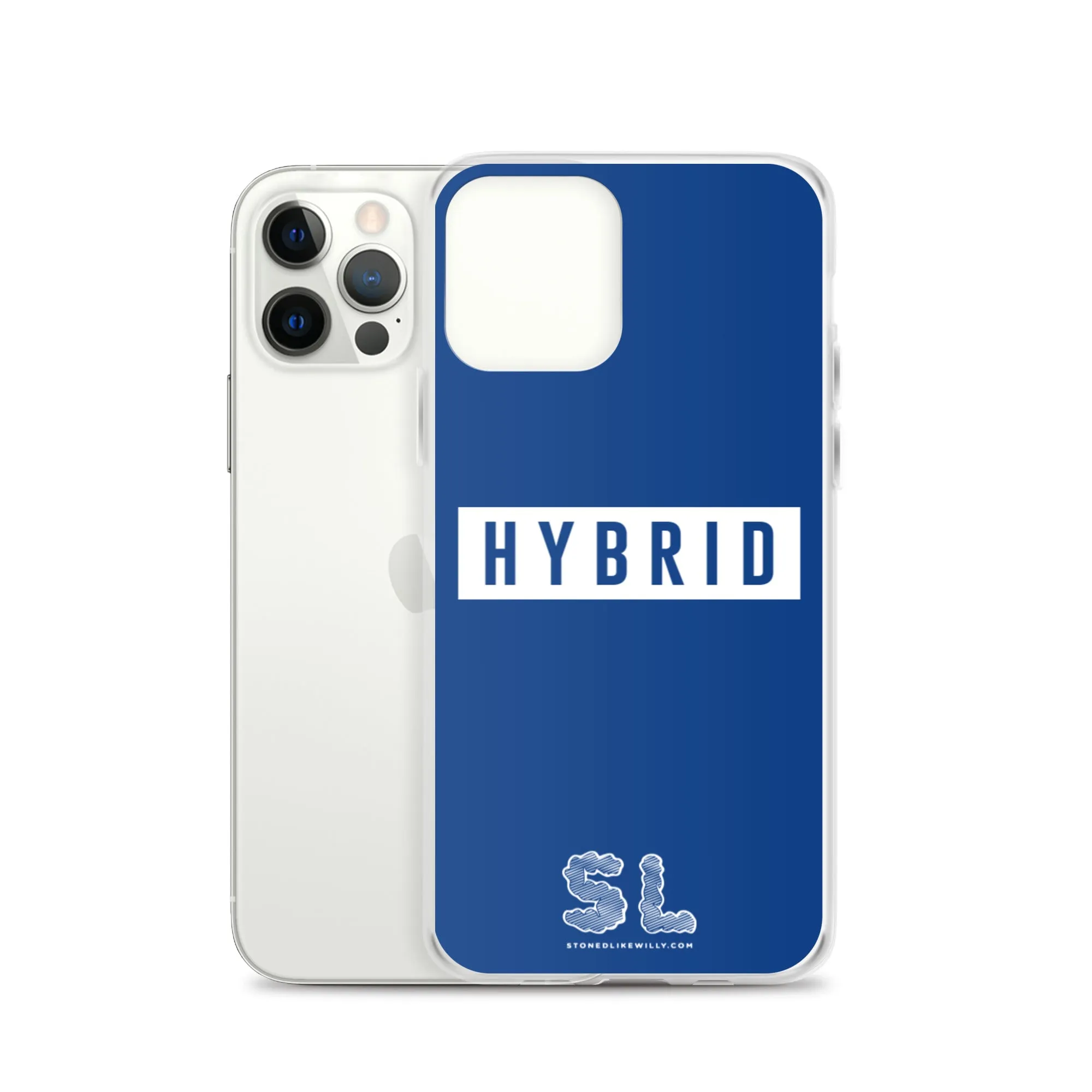 BLUE HYBRID iPhone Case
