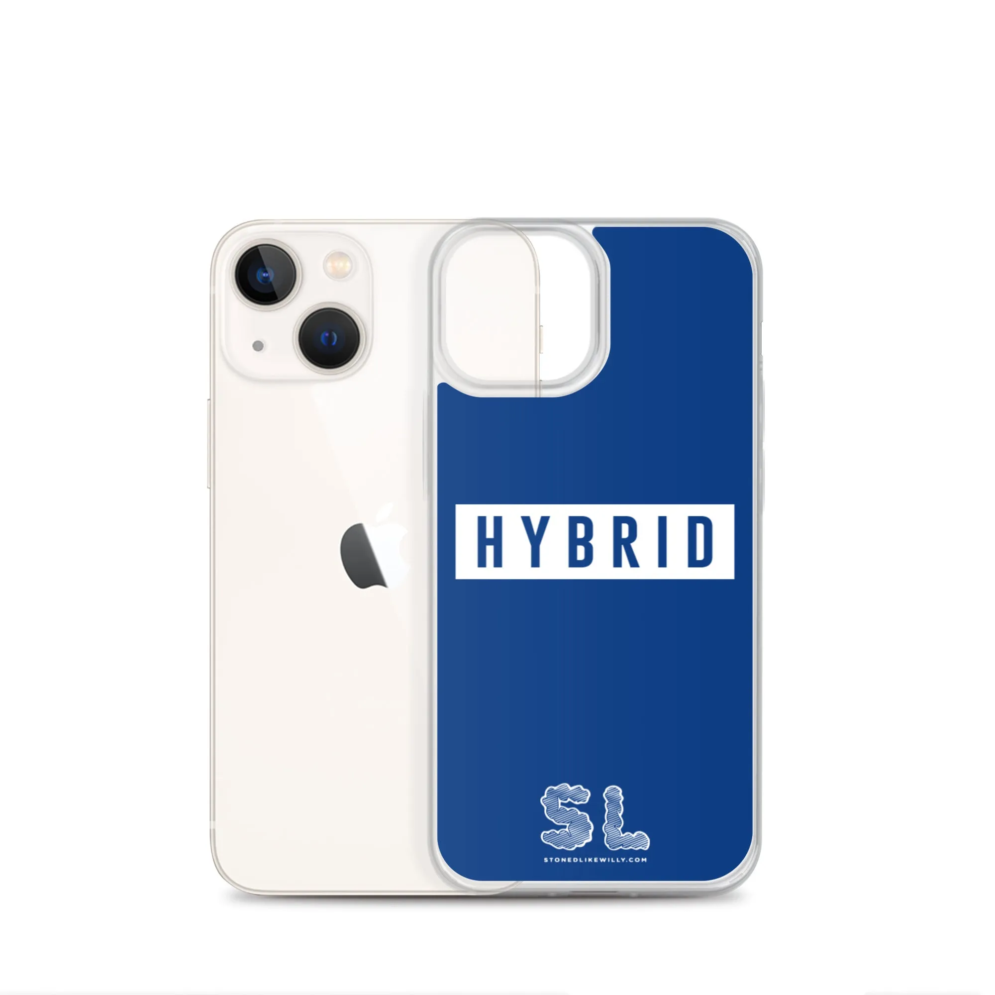 BLUE HYBRID iPhone Case