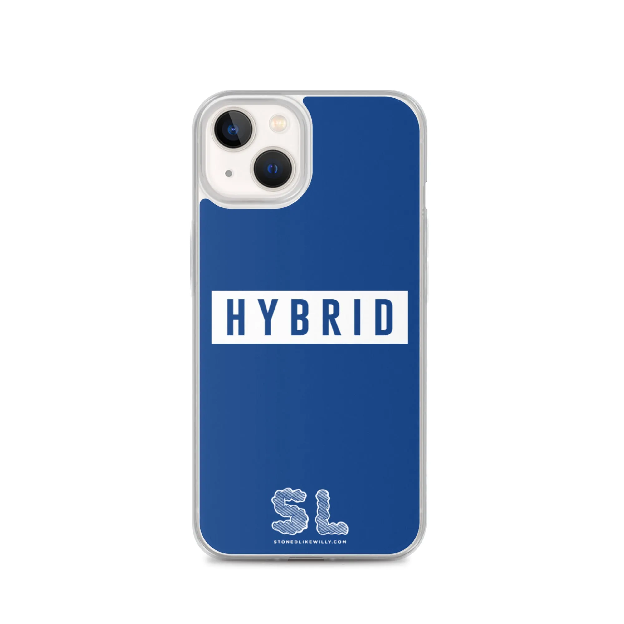 BLUE HYBRID iPhone Case