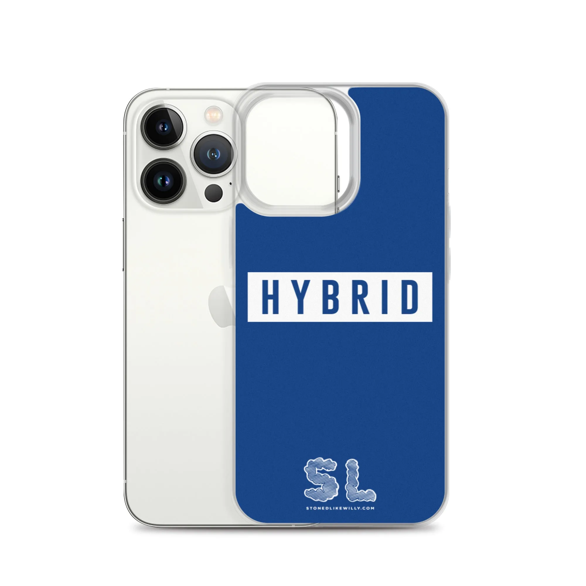 BLUE HYBRID iPhone Case