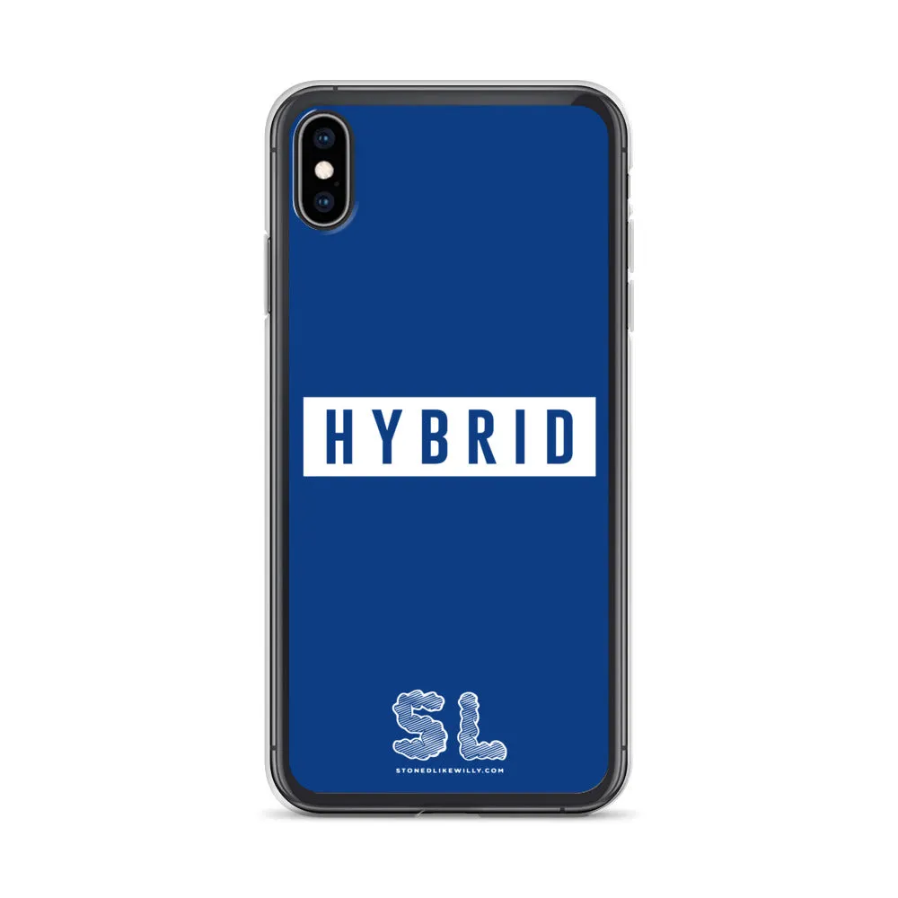 BLUE HYBRID iPhone Case
