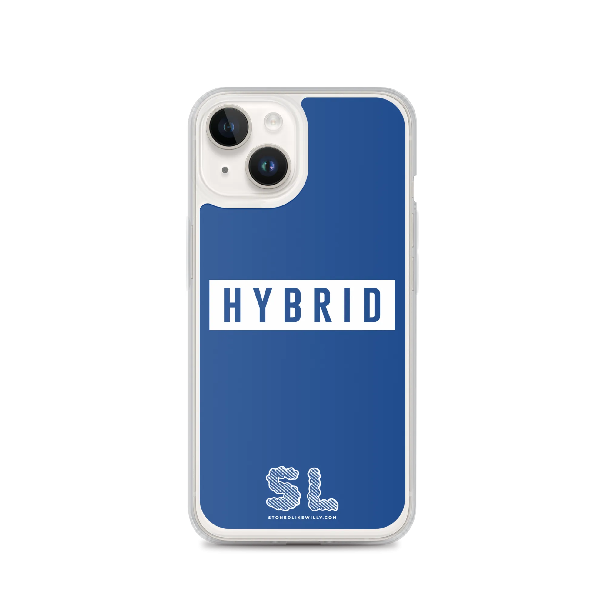 BLUE HYBRID iPhone Case
