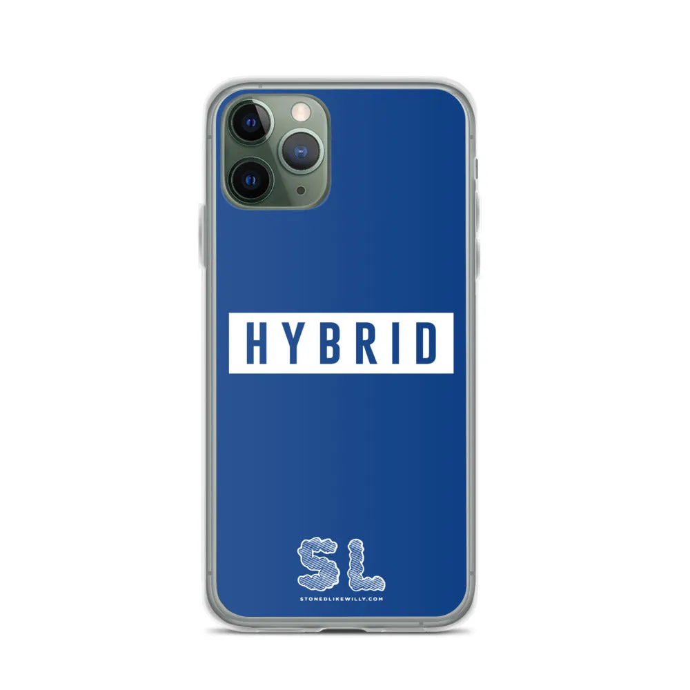 BLUE HYBRID iPhone Case
