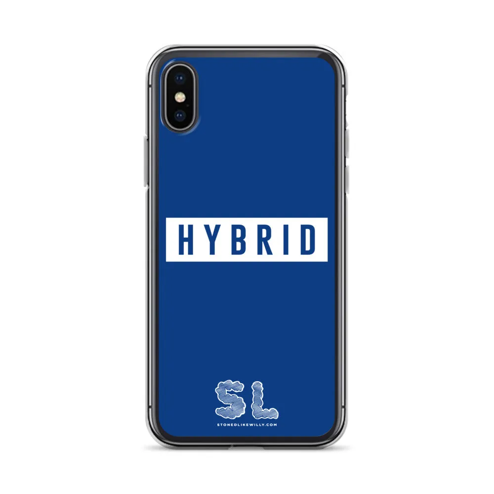 BLUE HYBRID iPhone Case